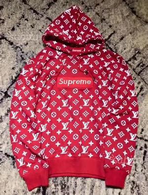 louis vuitton per supreme felpa prezzo|supreme x louis vuitton jacket.